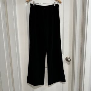 Jacques Vert Women’s Wide Leg High Rise Trousers black